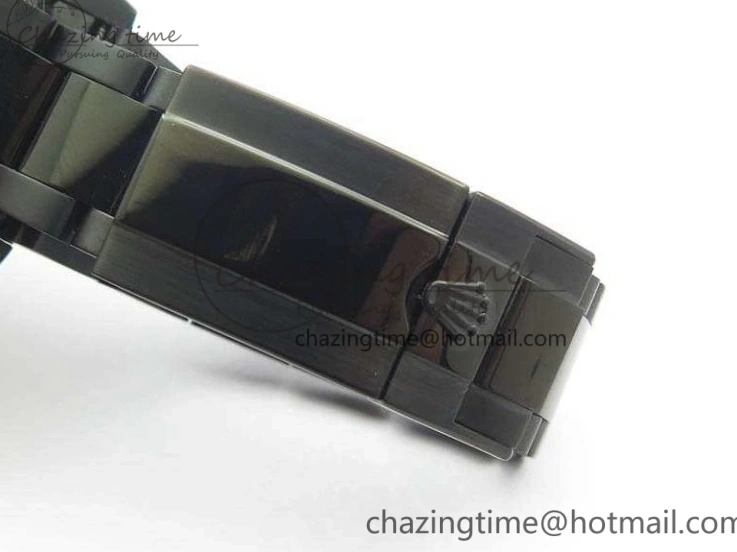 0415 Modern Daytona Kravitz YG DLC BP Maker Best Edition Black Dial On DLC Bracelet A4130 (Free Leather Strap) 3572